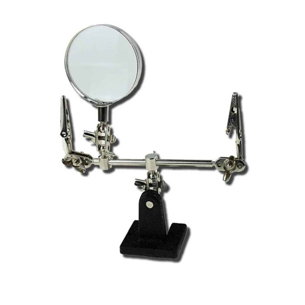 62mm ClipOn Magnifying Glass with Clear 5X Magnification and Sturdy Metal Frame for Repairs