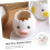 Ceramic Egg Separator with Cute Chicken Design, Wear Resistant Kitchen Tool for Cooking and Baking 5