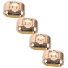 Black Zinc Alloy No Tie Shoelace Buckles with Quick Lock and Fray Metal Tips for Adults Sneakers