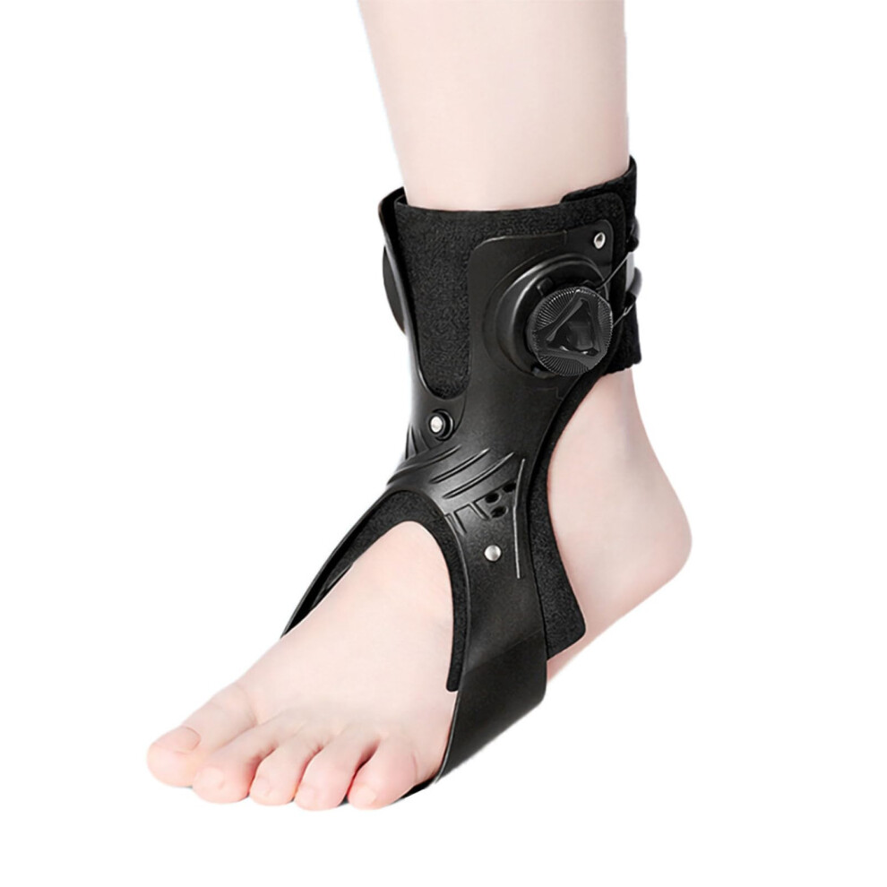 Drop Foot Brace for Walking with Shoes, Lightweight AFO Foot Support XXL Left