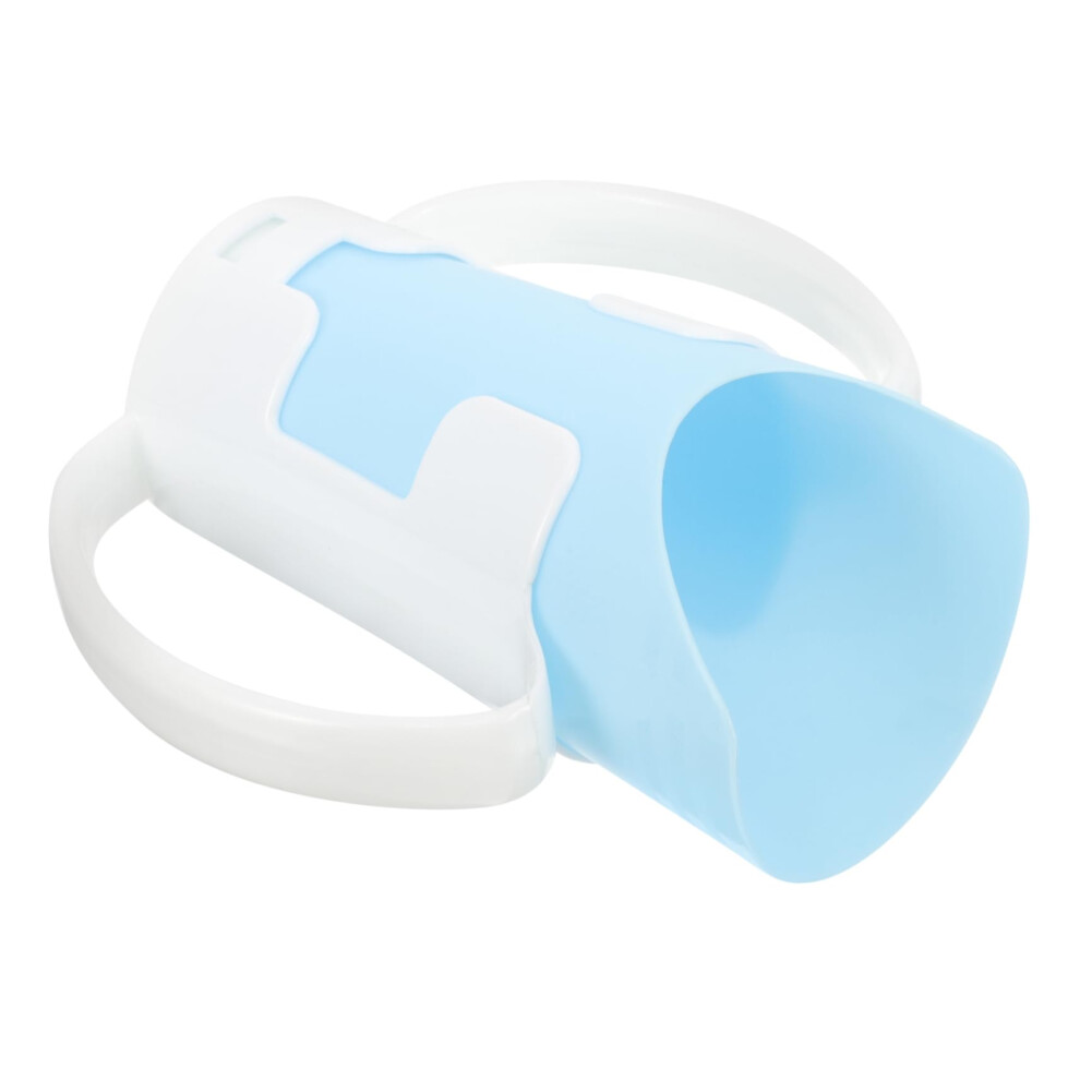 Adaptive Drinking Cup with Inclined Mouth Design and Spill Proof Lid for Elderly and Hospital Use