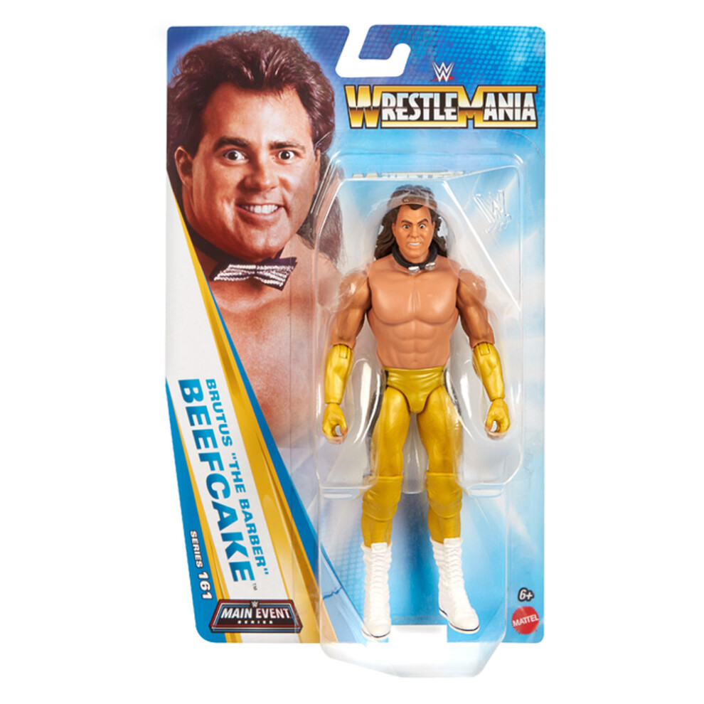Wwe Main Event: Brutus Beefcake 6" Figure - Series 161 Mattel Jhh90