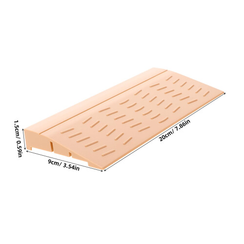 Plastic Robot Vacuum Threshold Ramp with AntiSlip Surface for Smooth Doorway Crossing 1