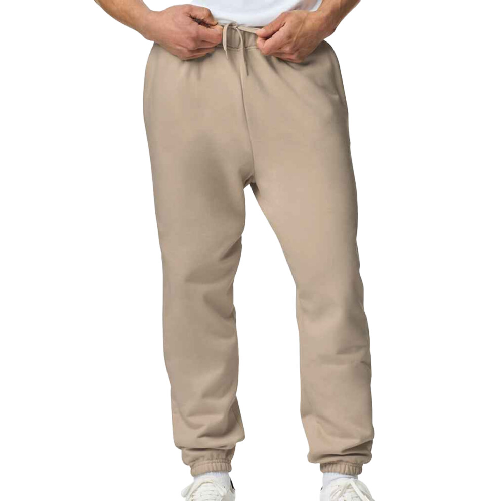 New Gildan Men's (Xl, Sand) Midweight Pocket Jogging Bottoms Multicoloured
