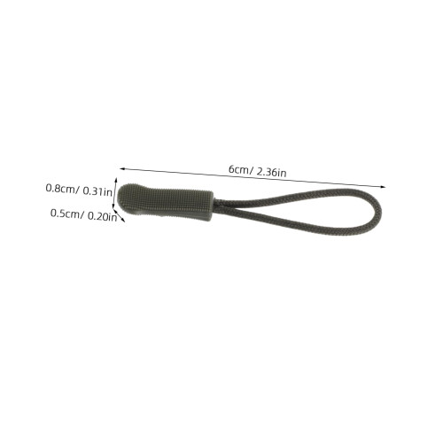 20pcs Olive Green Zipper Pull Replacement Kit for Backpacks Jackets Outdoor Gear Quick 1