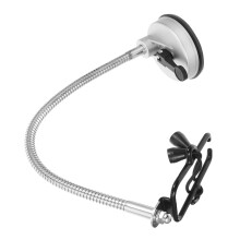 Adjustable Hair Dryer Stand with 360 Rotation and Hands Design for Bathroom Counter