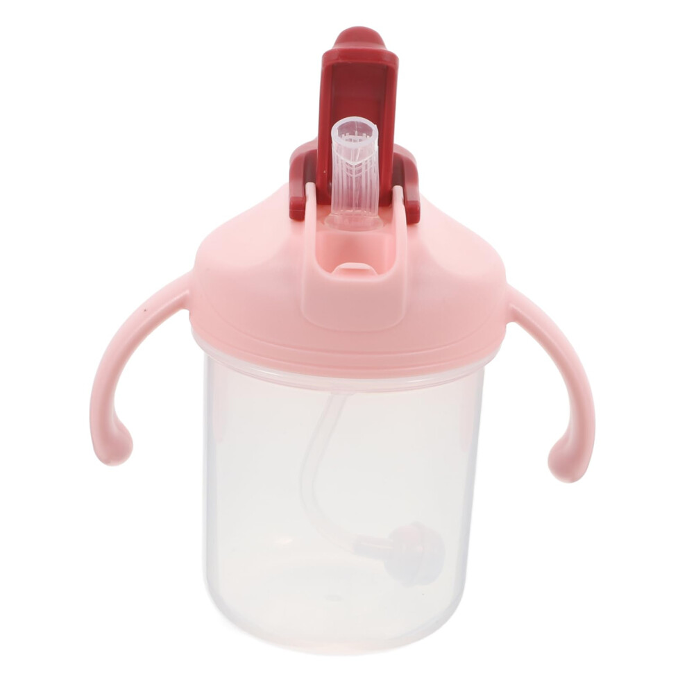 Elderly Drinking Cup with AntiChoke Straw, Weighted SpillResistant Base and Dual Handles for Seniors