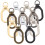 Zipper Pull Replacement Kit 12 Pack Durable Alloy Detachable Tabs for Bags Coats Backpacks 1