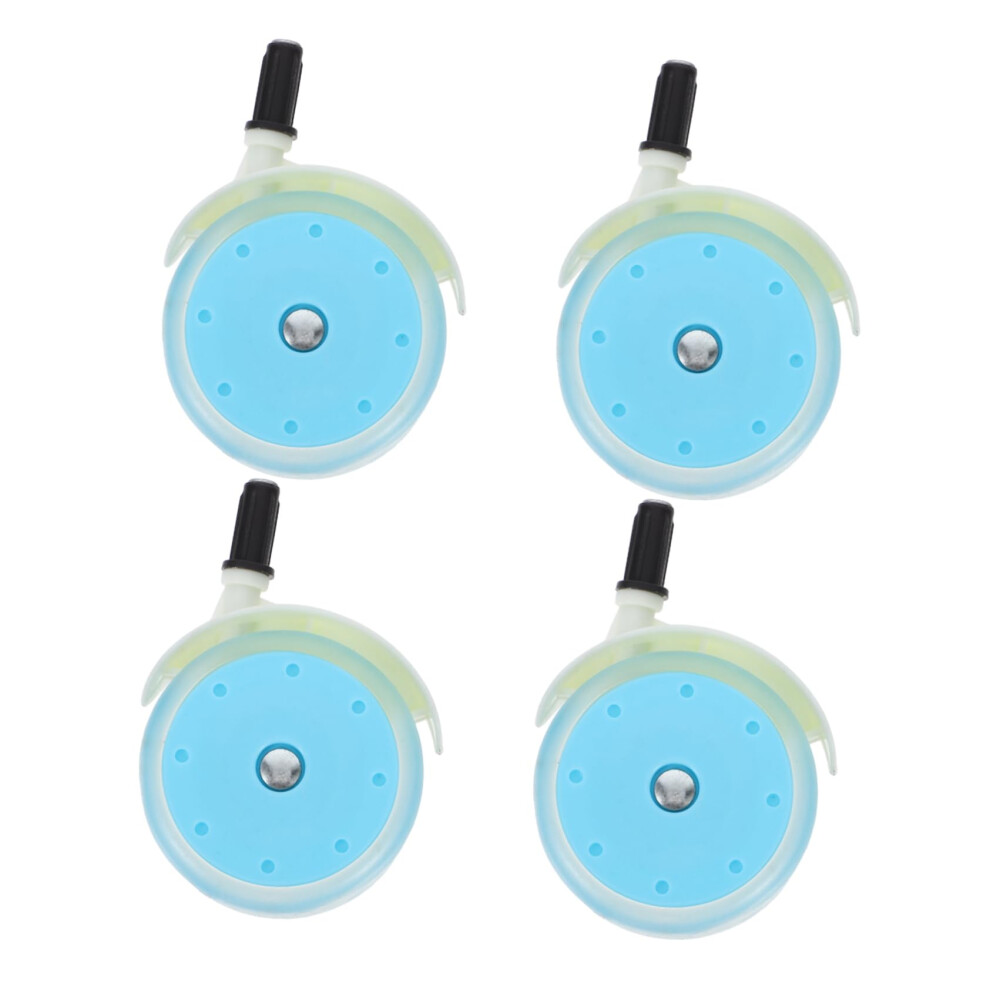 4pcs Stroller Replacement Wheels Easy Swivel Movement Quick Install Smooth Rolling Performance