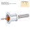 Adjustable Alloy Steel Countersink Drill Bit 8x10x3.2 Durable 7