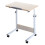 Height Adjustable Side Table for Bed and Sofa, White Maple 60x40cm Portable Computer Desk 1