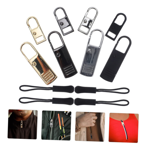60pcs Zipper  Kit for Jackets Luggage and Coats with Durable Replacement Zipper Pulls 2