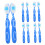 Mini Toothbrush Set 10pcs Compact Size Comfortable Grip for Travel, Charities, Institutions 1