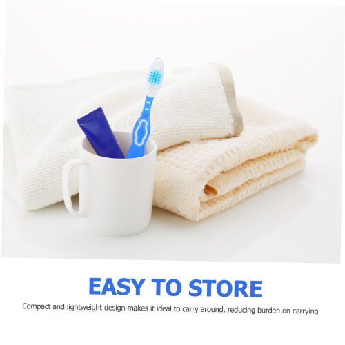 Mini Toothbrush Set 10pcs Compact Size Comfortable Grip for Travel, Charities, Institutions 1
