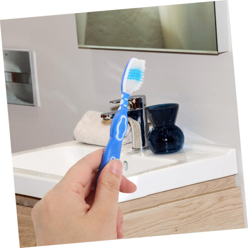 Mini Toothbrush Set 10pcs Compact Size Comfortable Grip for Travel, Charities, Institutions 2