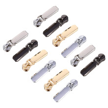 12pcs Durable Metal Zipper Pull Replacement for Backpacks Coats Sportswear Quick