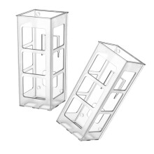 Hair Tool Organizer Wall Mounted Hairbrush Holder 2pcs Space Saving Easy Clean Storage Rack