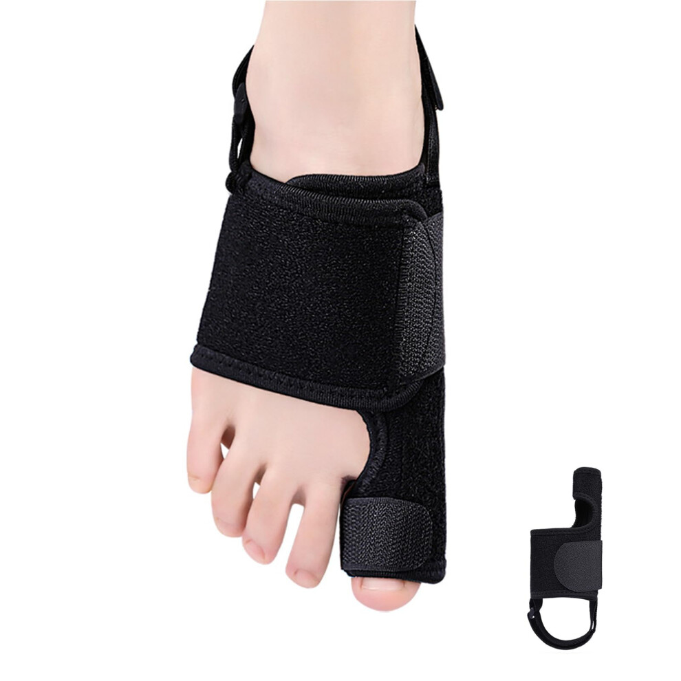 Big Toe Brace for Walking and Hallux Rigidus Relief, Right Foot Support with Motion Control Straps