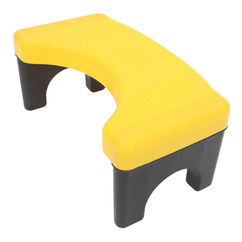 Ergonomic Toilet Stool 6 Inch Height, Stable NonSlip Base for Adults, Seniors and Kids