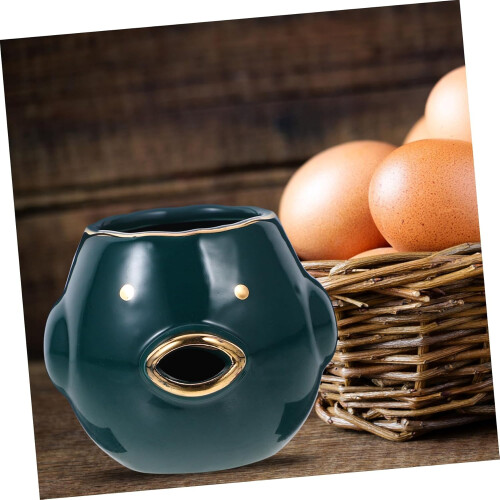 Ceramic Egg Separator with Cute Cartoon Design for Fast Yolk Separation and Baking Essentials 2