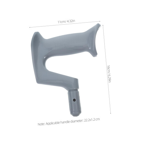 Cane Replacement Handle with Ergonomic Grip, Universal Fit Plastic Bow Style Crutch Handle Grip 1