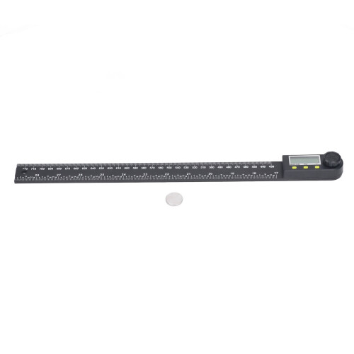 Digital Display Digital Angle Finder Ruler Stainless Steel Woodworking Tool With Locking Function And360Degree Measurement Capability