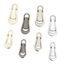 8PCS Metal Zipper Kit with Detachable Pull Tabs for Bags Jackets Luggage and Backpacks