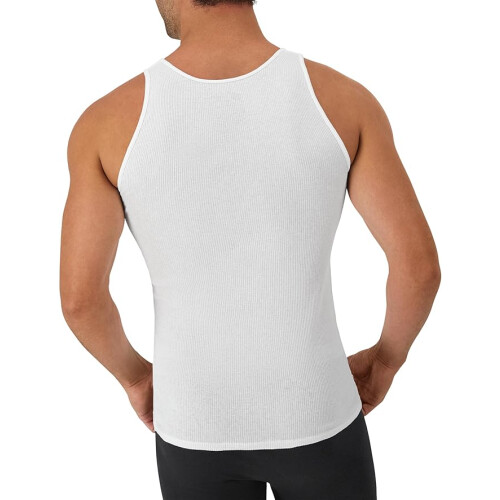 Hanes Men Undershirt Pack, Cotton Tank Multi-Pack 2
