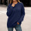 Damenpullover für Herbst und Winter: Rundhals-Langarmpullover, lässige Pullover-Oberteile 2