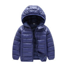 Cappotto invernale leggero con cappuccio per bambini, taglia 3.6-5.3 piedi