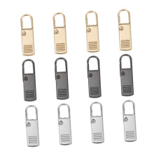 Zipper Pull Replacement Kit 12pcs Durable Alloy Easy Install Tabs for Bags Jackets Clothing Shoes