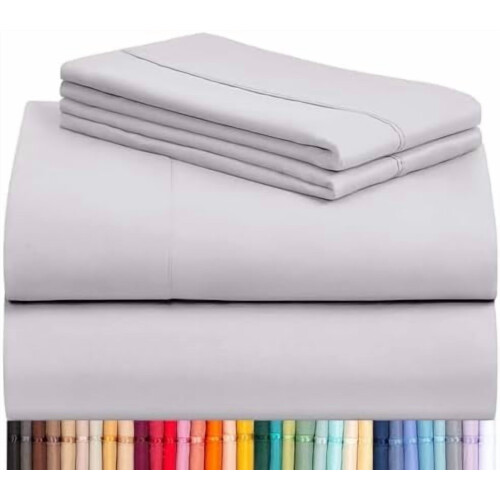 Σετ Σεντόνια Deep Pocket 16" Οικολογικό Δροσιστικό Γκρι Dove