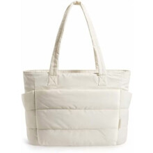 Borsa tote da donna leggera e soffice con scomparti