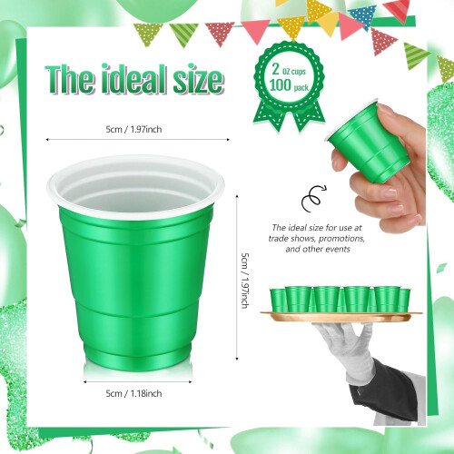 100er-Packung 56ml Mini-Weingläser Einweg 1