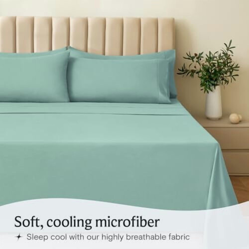 Microfiber Deep Pocket Queen Sheet Set 4-Pc 2