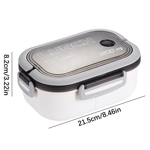 Διπλό Bento Box Φούρνος μικροκυμάτων Γεύμα Υπάλληλος Γραφείου Πολυλειτουργικό Κουτί 1