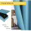 Blackout Curtains 34x60 in, Teal Blue, Microfiber with 2