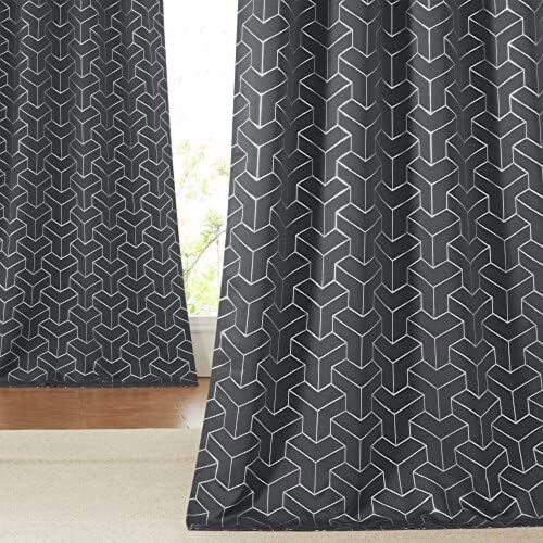 Blackout Curtains 52x84 in Microfiber with Silver Grommets 1