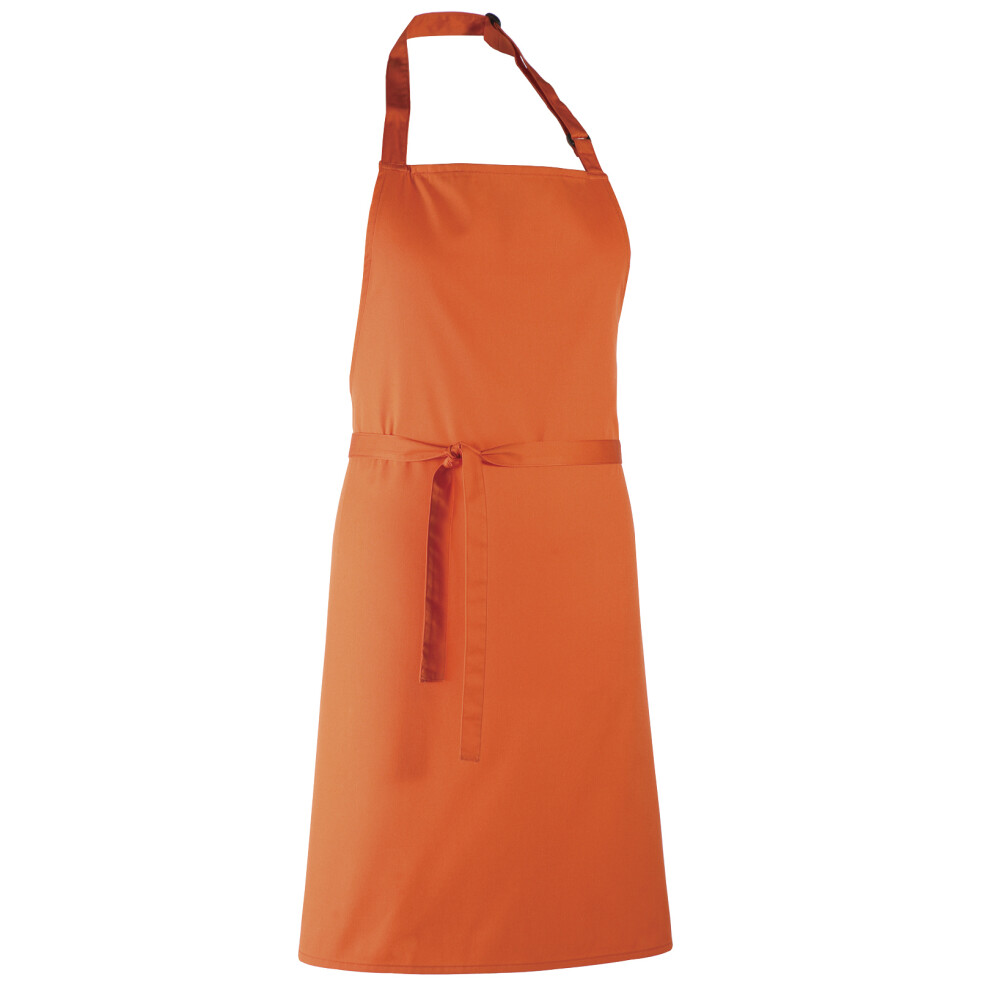 Premier (One Size, ) Colours Bib Apron / Workwear Orange
