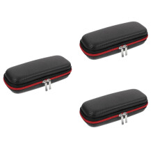 3pcs Electric Toothbrush Travel Case with Hard Shell, Compact Holder with Mesh Pocket for Home and Camping
