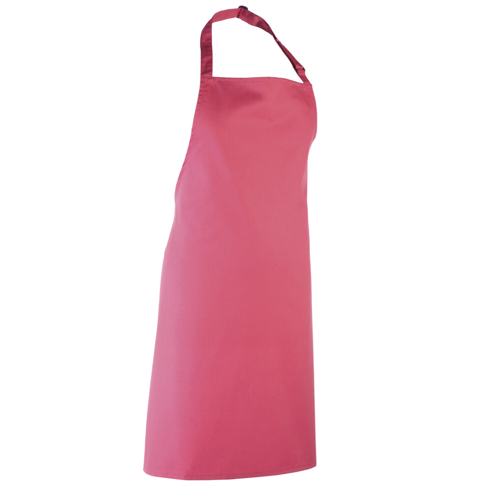 Premier (One Size, Hot ) Colours Bib Apron / Workwear Pink