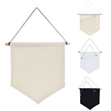 opvise Nordic Blank Cotton Rinse Pin Badge Holder Roikkuva Seinälippu