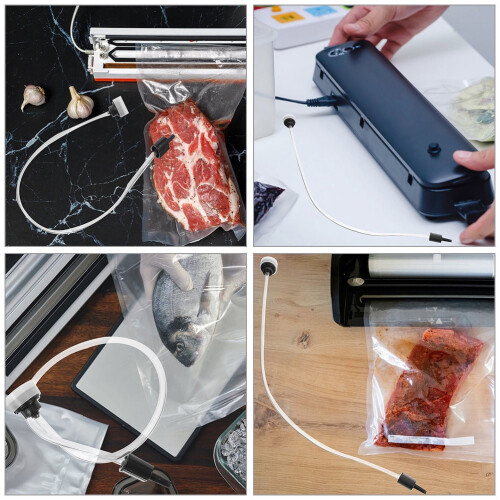 Set van 3 slangaccessoires voor vacuümsealer 1