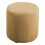 Housse de pouf extensible en tissu jacquard texturé, lavable en machine, jaune clair 1