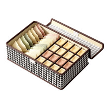 Boîte de rangement pour sous-vêtements et chaussettes – Type tiroir, 3 en 1, compatible avec les tiroirs standard
