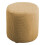 Housse de pouf extensible en tissu jacquard texturé, lavable en machine, jaune clair 2