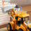 Kids' Engineering Toy Bulldozer and Excavator – Durable 6