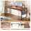 Bureau d'ordinateur EDX63in, structure métallique, surface imperméable 4