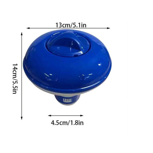 Diffuseur de chlore flottant pour piscine, grand format, diffusion réglable, idéal pour piscines intérieures et extérieures et spas. 2