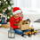 Kids' Engineering Toy Bulldozer and Excavator – Durable 3